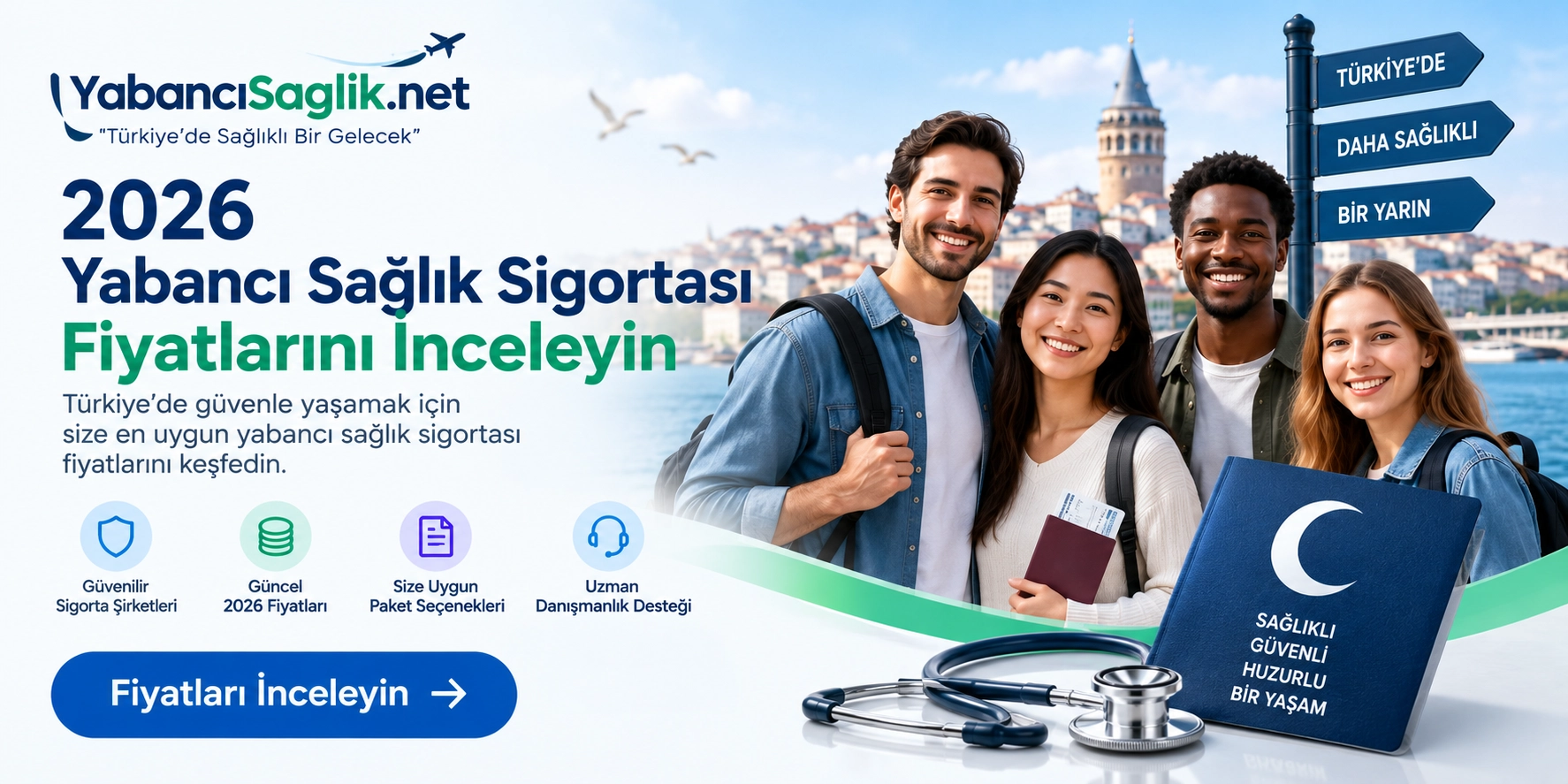 2026 Yabancı Sağlık Sigortası Fiyatlarını İnceleyin